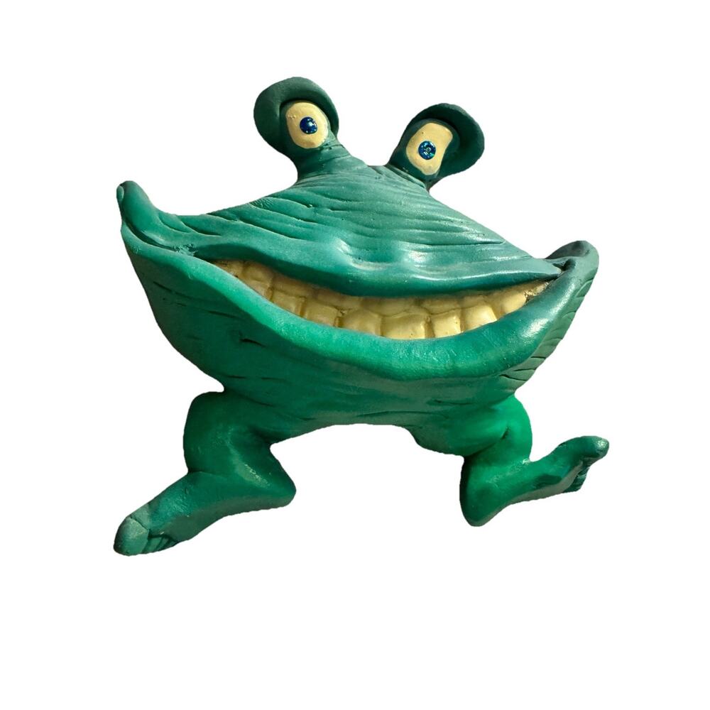 Mike Quinn Fish With Attitude TINY the Oyster Signed Wall Plaque Hydrostone